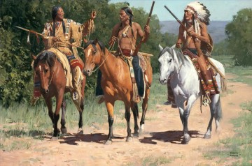 西アメリカ・インディアン 59 Oil Paintings